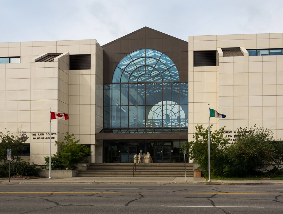 outside view of the Whitehorse courthouse